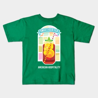 Sweet Iced Tea - Americana Kids T-Shirt